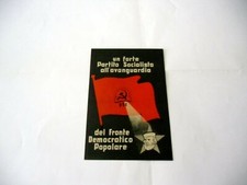 Un forte Partito Socialista all'avanguardia del FRONTE POPOLARE 1948 cartolina