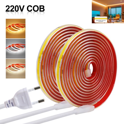 Striscia led cob 220v adesiva - 220v,