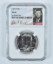 1972-D Kennedy mezzo dollaro
