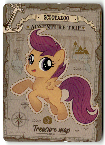 Mappa del tesoro scootaloo - mappa,