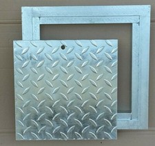 Coperchio pozzetto zincato con