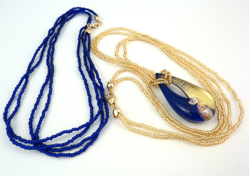 Collana vetro murano - di,