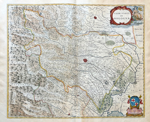 Bologna 1664 blaeu carta - 1664,