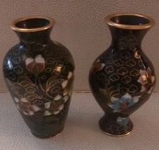 Coppia vasi cinesi - coppia, cloisonne'