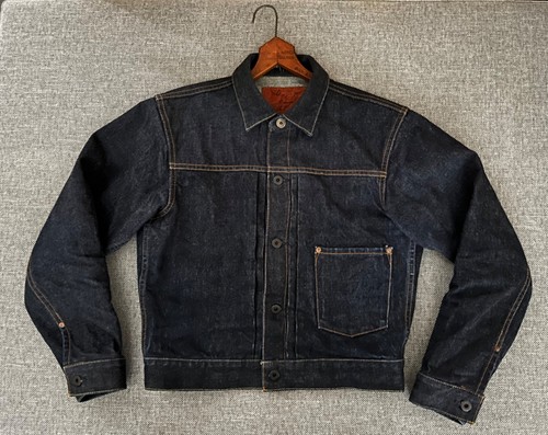 Giacca denim blu scuro