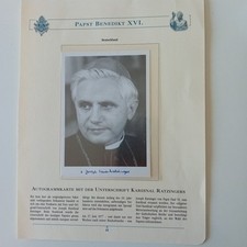 Foto E Autografo PAPA