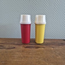 Distributori di pompa per senape vintage TUPPERWARE Ketchup