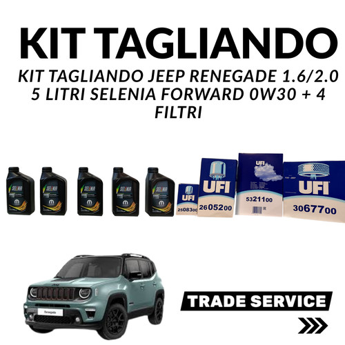 Kit tagliando jeep renegade - kit,