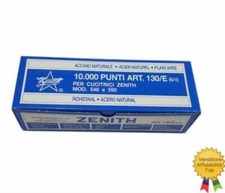 Punti metallici Zenith 130/e 10 scatole da 1.000 punti