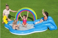 H2OGO! by Bestway - Rainbow n Shine Pool Play Center con scivolo (prezzo consigliato $59,99) - NUOVO!