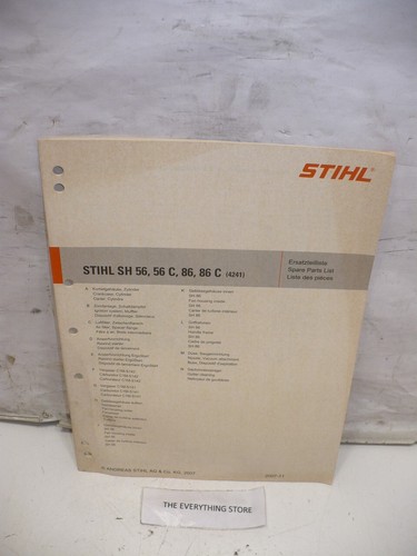 Lista ricambi stihl sh56 - stihl, sh56,