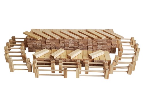 Lotto 270 pezzi - , legno:
