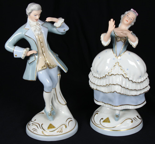 Coppia ballerini rococò - coppia, di