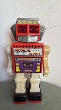 MUSICAL ROBOT GIOCATTOLO VINTAGE IN PLASTICA ANNI 70