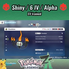 Chandelure Pokemon Leggende ZA