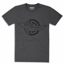 T-shirt da Uomo originale Ducati Meccanica Logo Grey 98770594