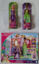Guardaroba Da Favola e Principesse Tiana e Rapunzel bambola Disney Mattel maclam