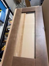 Porta in vetro 15x30 marrone