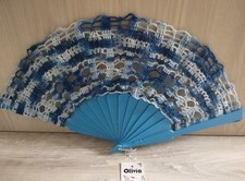 Ventaglio all'uncinetto realizzato a mano In Cotone
