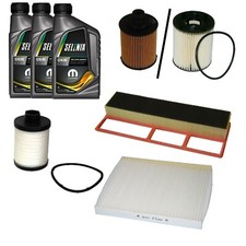 KIT TAGLIANDO FIAT 500 1.3 MULTIJET 75CV 55KW DAL 10/2007 + SELENIA WR 5W30