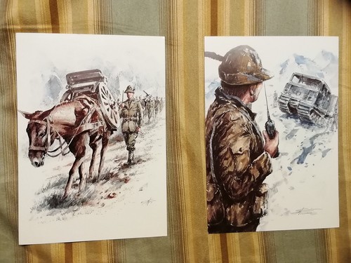 Cartoline alpini ww1 ww2 prima - ww2,