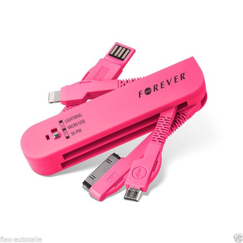Adattatore 3in1 rosa - adattatore, forever