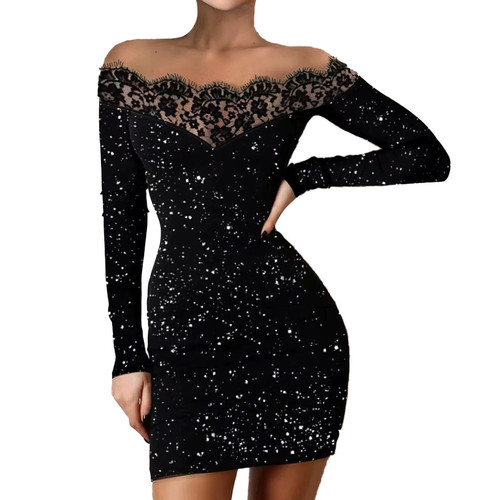 Abito sera donna slim con - da,