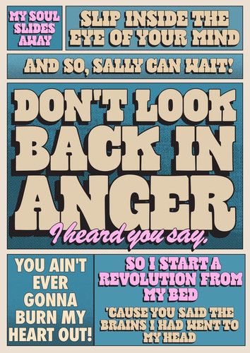 Oasis don look - don't, anger
