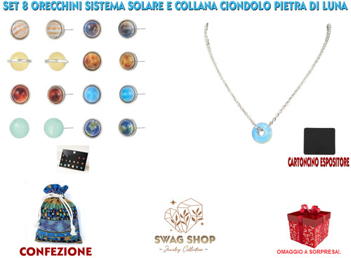 Set orecchini sistema solare - set,