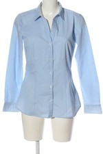 H&M Camicia a maniche lunghe Donna Camicia elegante Taglia IT 44 blu-bianco