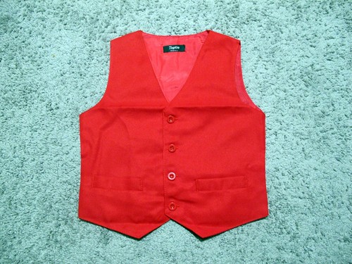 Toptie gilet smoking rosso