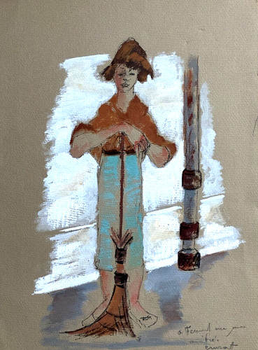 Quadro antico ritratto - ritratto, giovane