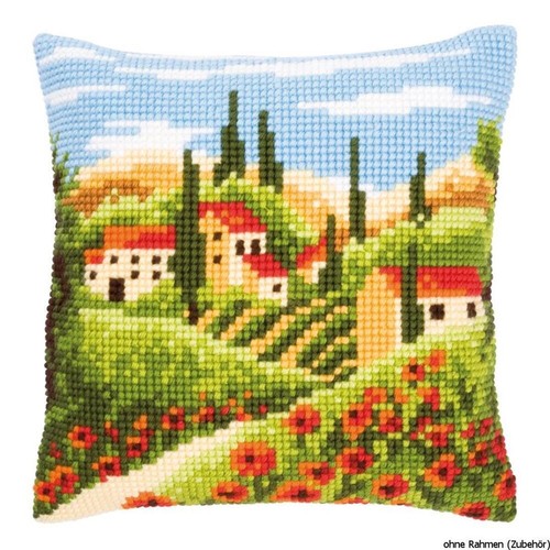 Cuscino punto croce vervaco - a,