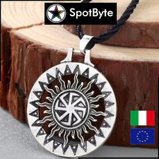 Collana uomo pentagramma sole - uomo,