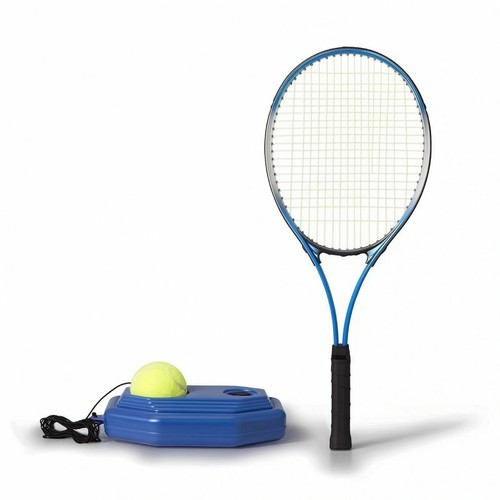 Racchetta tennis con base - da,