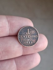 Moneta Da 1 Centesimo 1822 Regno Lombardo Veneto