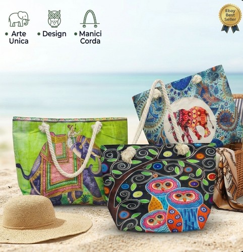 Borsa mare grande donna etnica - grande,