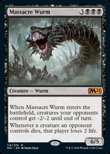 MTG English Massacre Wurm NM