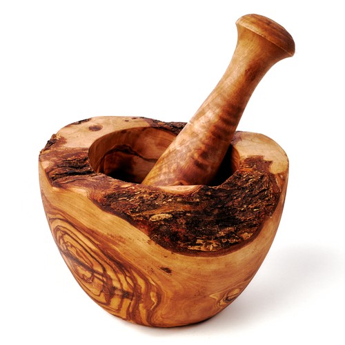 Mortaio pestello legno - mortaio,