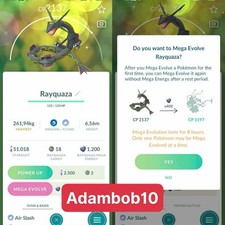 Pokémon Go - Rayquaza Lucente con Ascesa del Drago - Mini PTC o Scambia 20K Polvere di Stelle