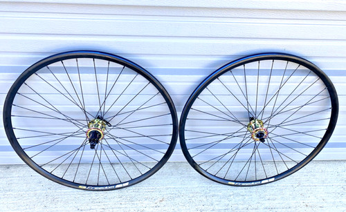 Ruote bici gravel nere - 700c, 36
