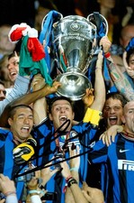 Javier Zanetti Hand Signed 6x4