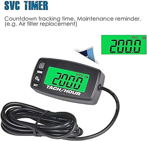 Tach hour meter motorcycle - tach,