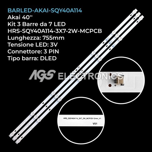 Kit barre strip led tv - kit,