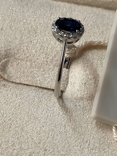 Anello oro bianco 750 - in,