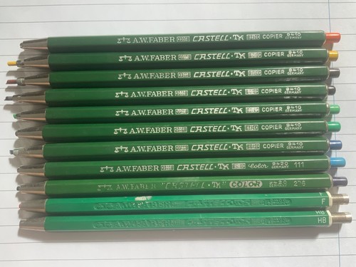 Lot faber castell - 11, a.w.