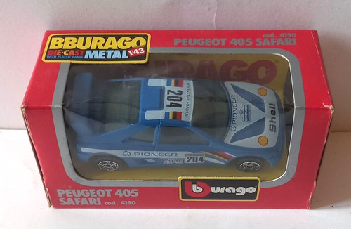 Burago diecast metal - diecast, peugeot