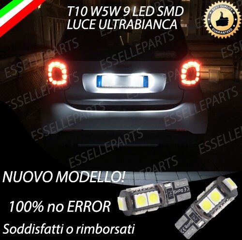 Coppia luci targa led - led, smart