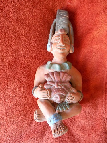 Statua maya azteca inca - statua,