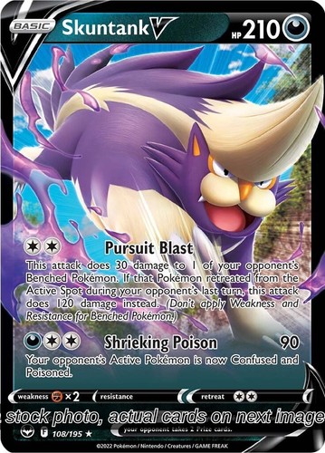 Pokemon skuntank swsh12 - pokemon,